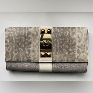 Vince Camuto Snakeskin Elegant Clutch